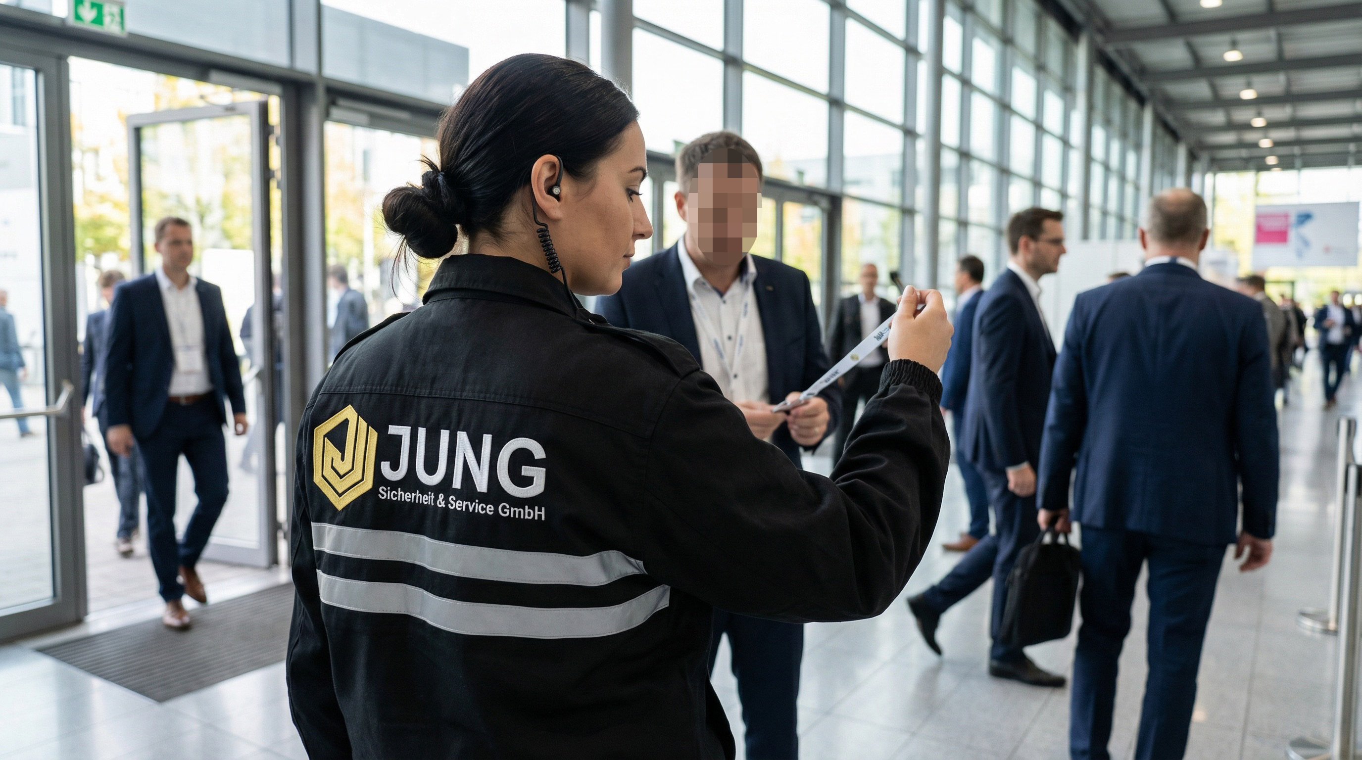 Veranstaltungsschutz bei einem Event mit Besucherlenkung