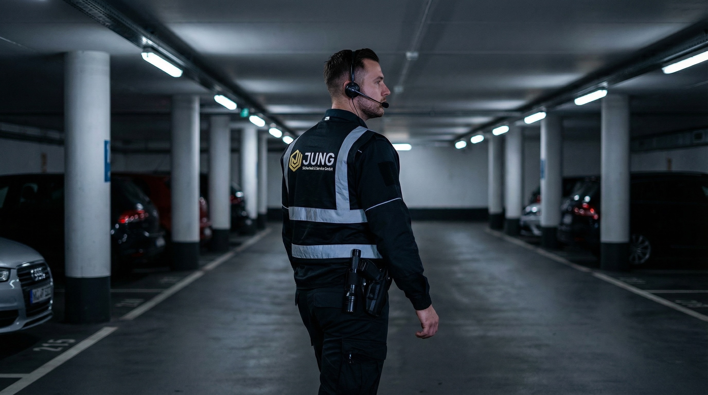 Interventionsdienst bei der Kontrolle eines Objekts
